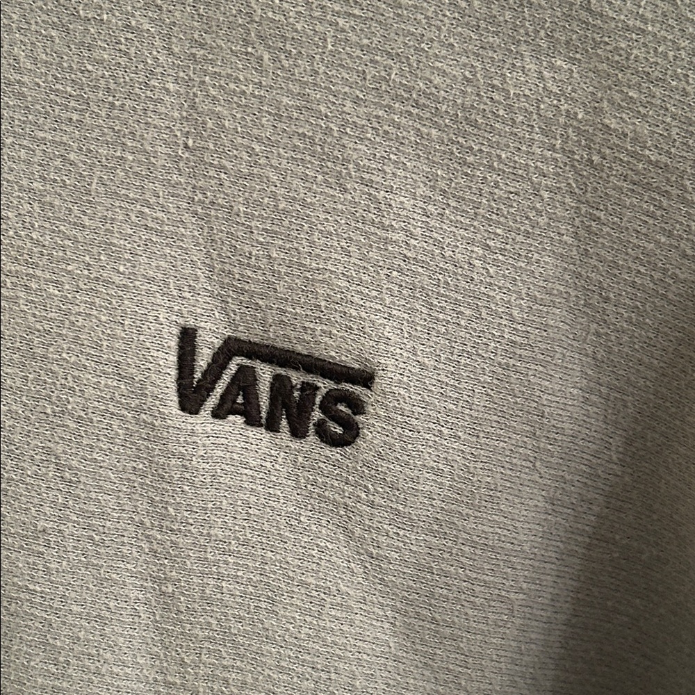 Vans Light Gray-Blue Comfy Hoodie - -Sz XS with Kangaroo Pocket - Picture 3 of 5